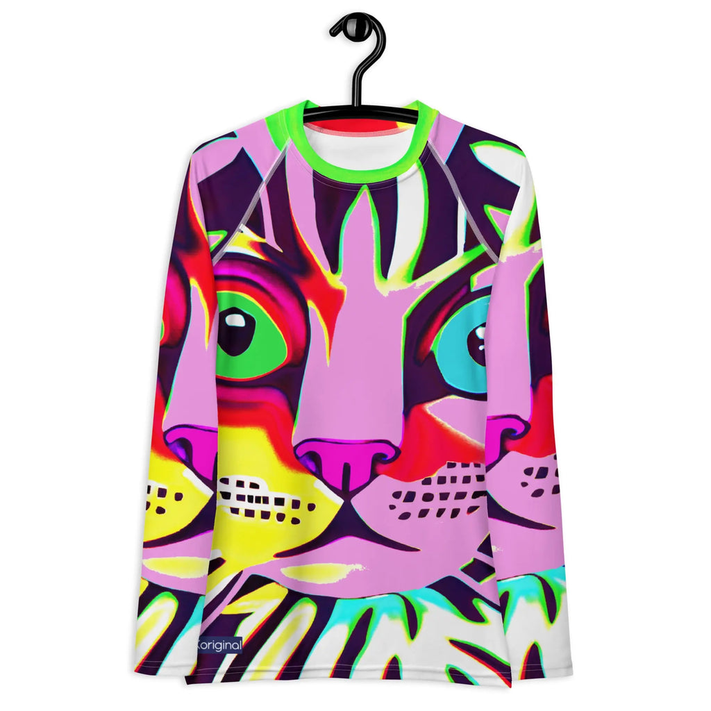 Cat Lovers Collection - Cat Face Women's Rash Guard – ZKoriginal