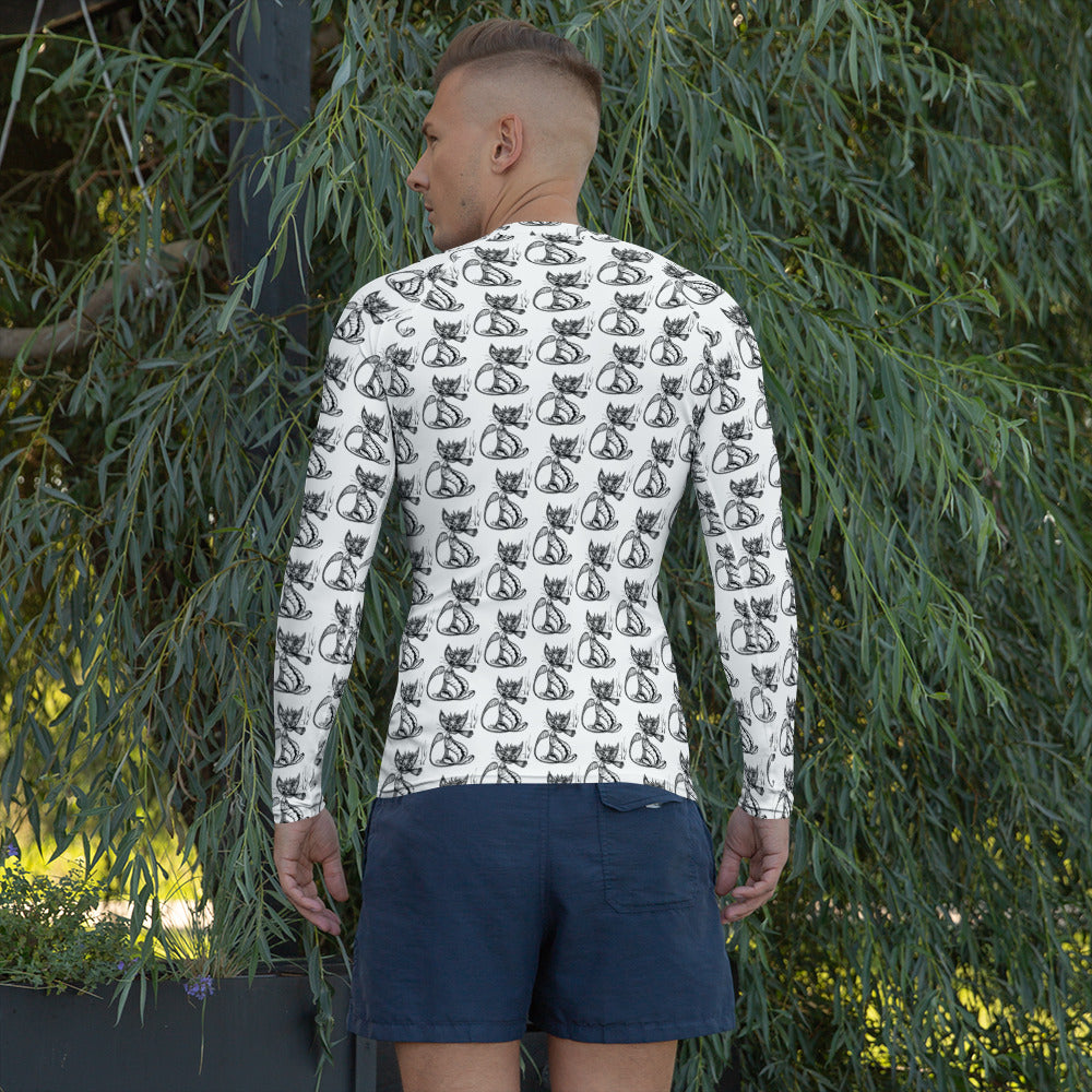 "Smoking Cat" Collection - Men's Rash Guard ZKoriginal