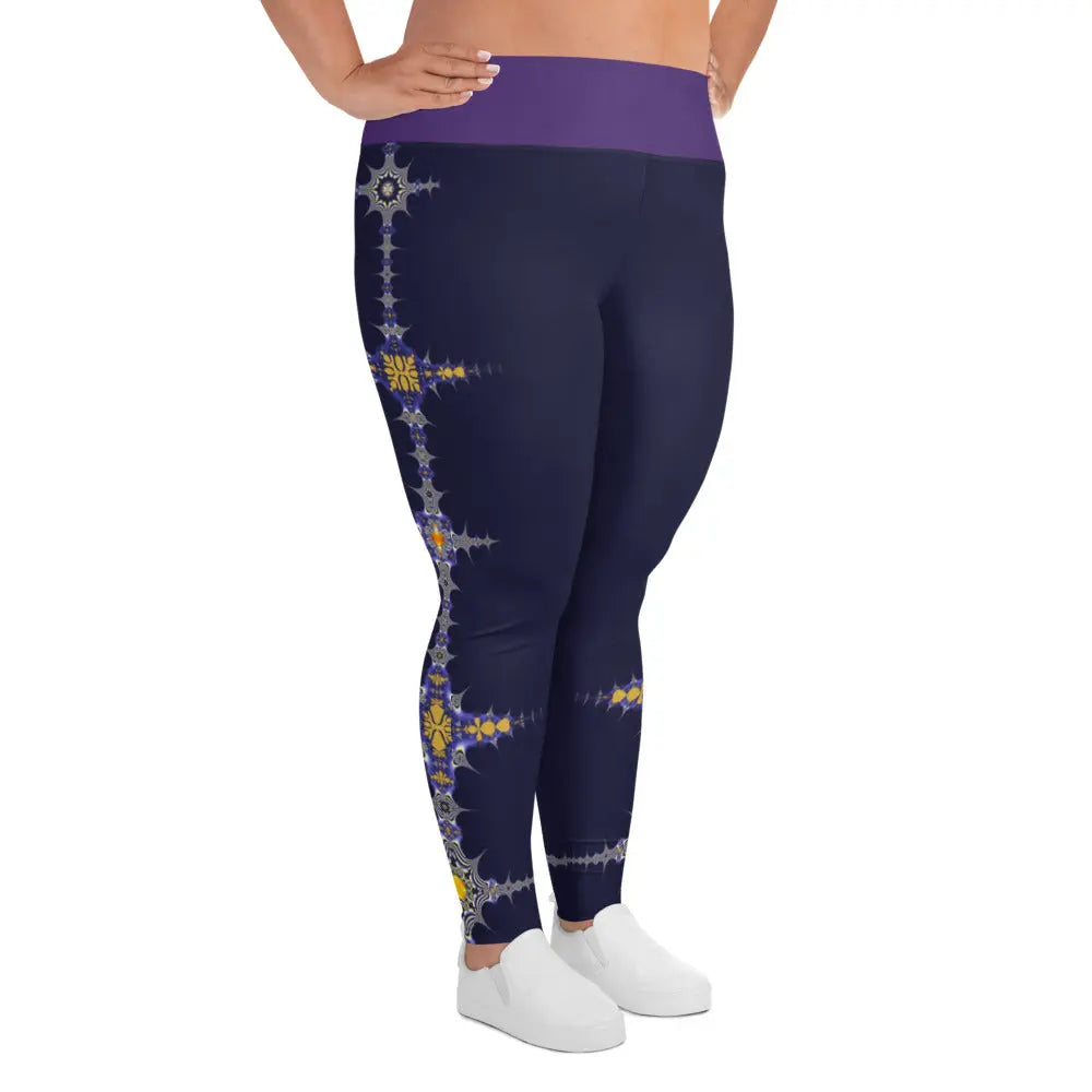 Purple Pike Collection - All-Over Print Plus Size Leggings