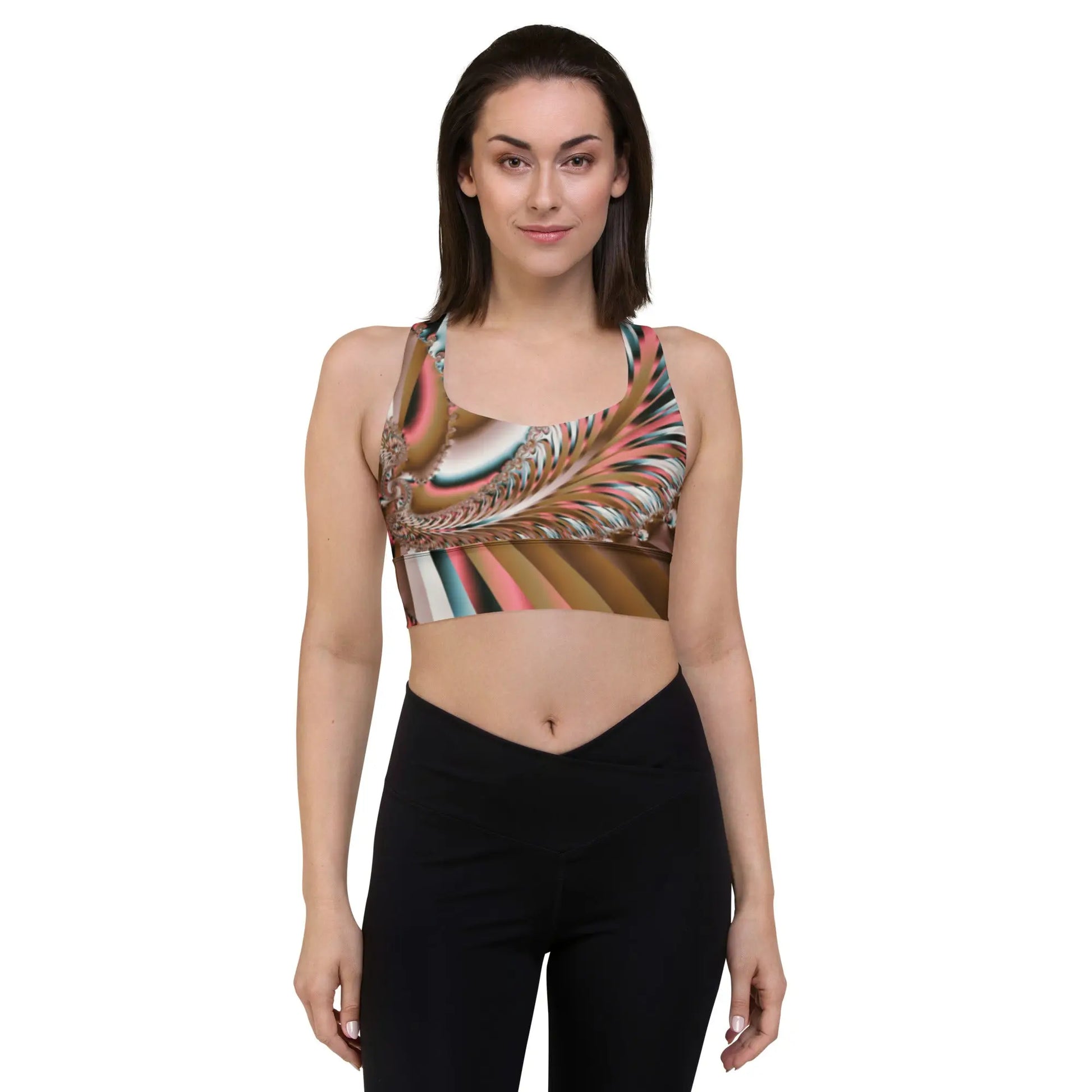 "Summer Spin" Collection - Longline sports bra ZKoriginal