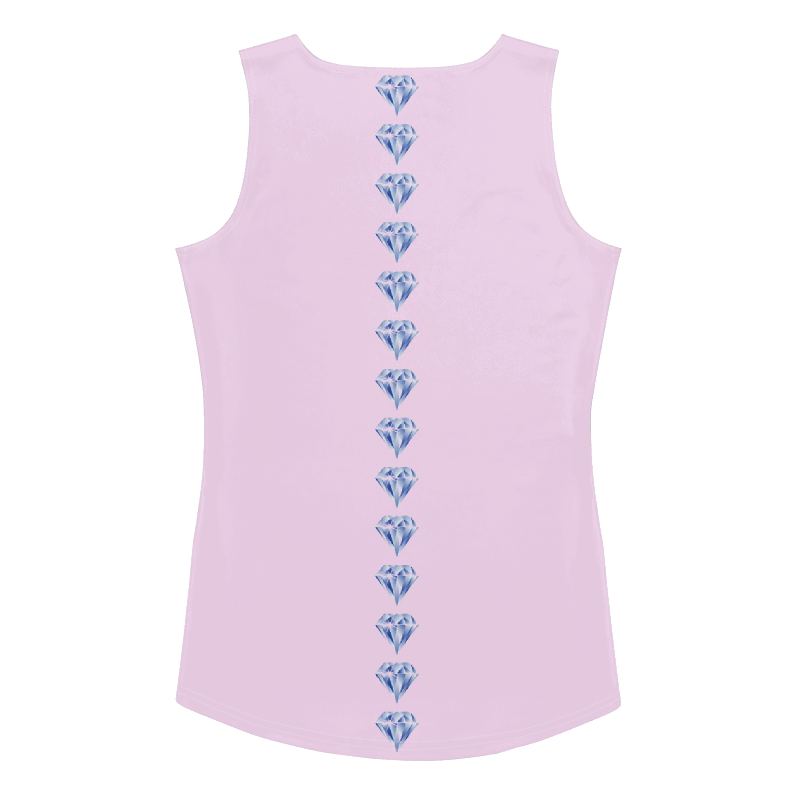 "Sparkling Love Diamond Affair" Collection -  Long Tank Top