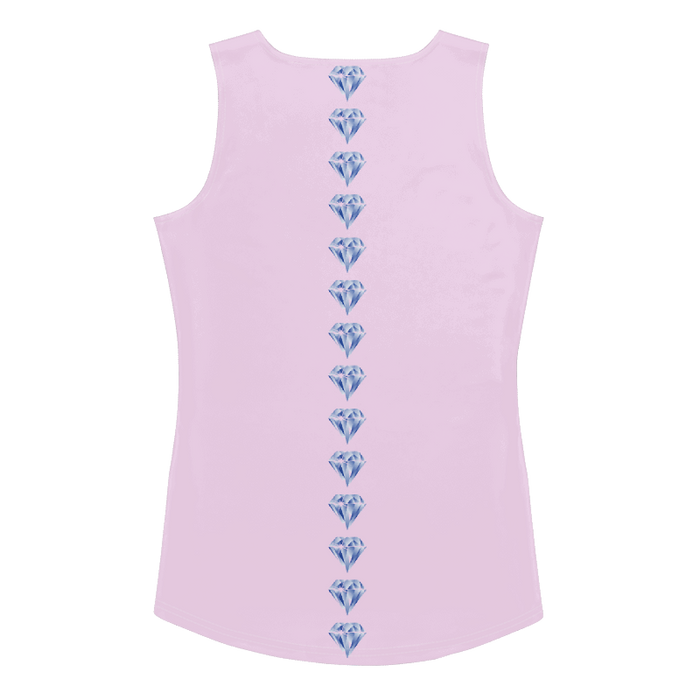 "Sparkling Love Diamond Affair" Collection -  Long Tank Top