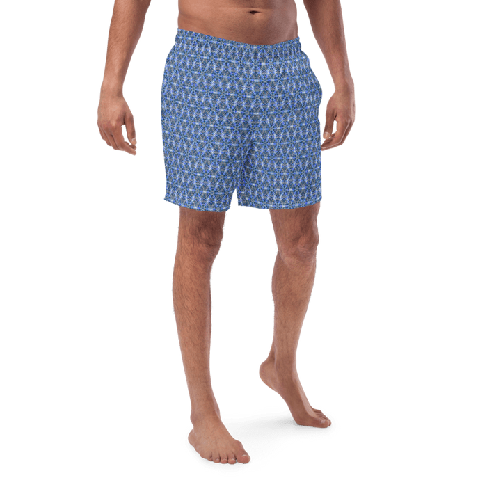 "Whirling Petals" Collection - Men's Swim Trunks