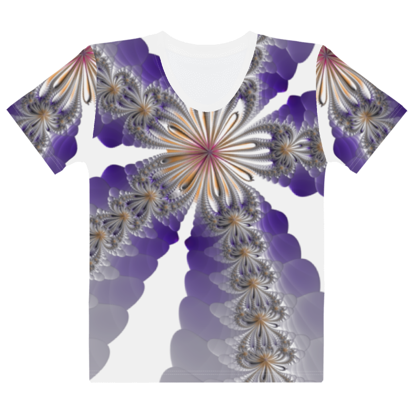"Morning Bloom" Collection - Designer Women's T-shirt ZKoriginal