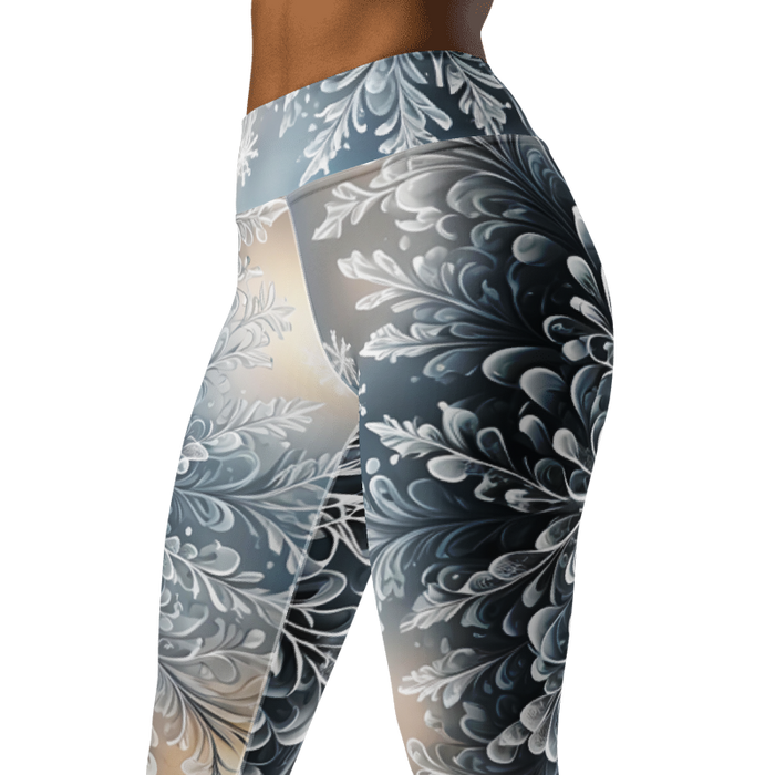 "Frosted Elegance" Collection - Long Yoga Leggings