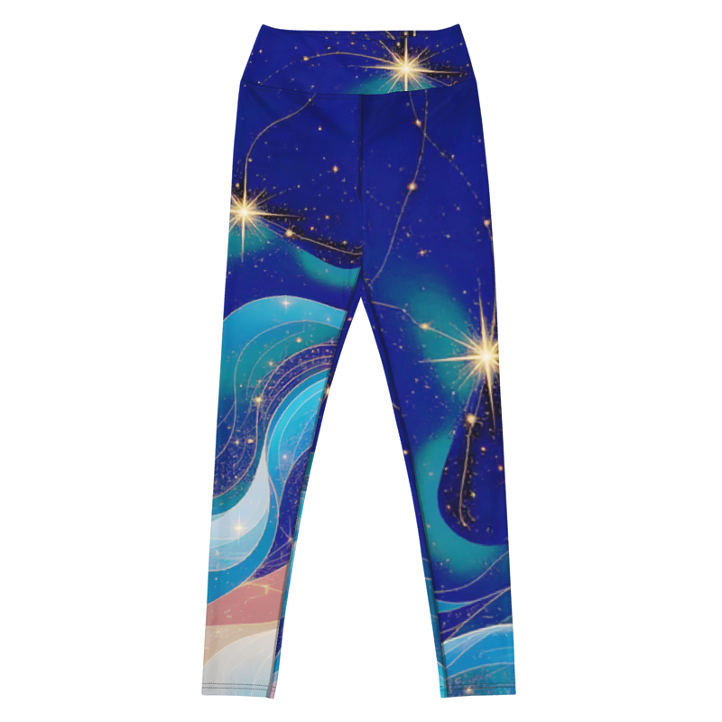 "Coral Tides" Collection - Yoga Leggings