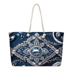 "Denim and Diamonds" Collection - Oversized Weekender Bag