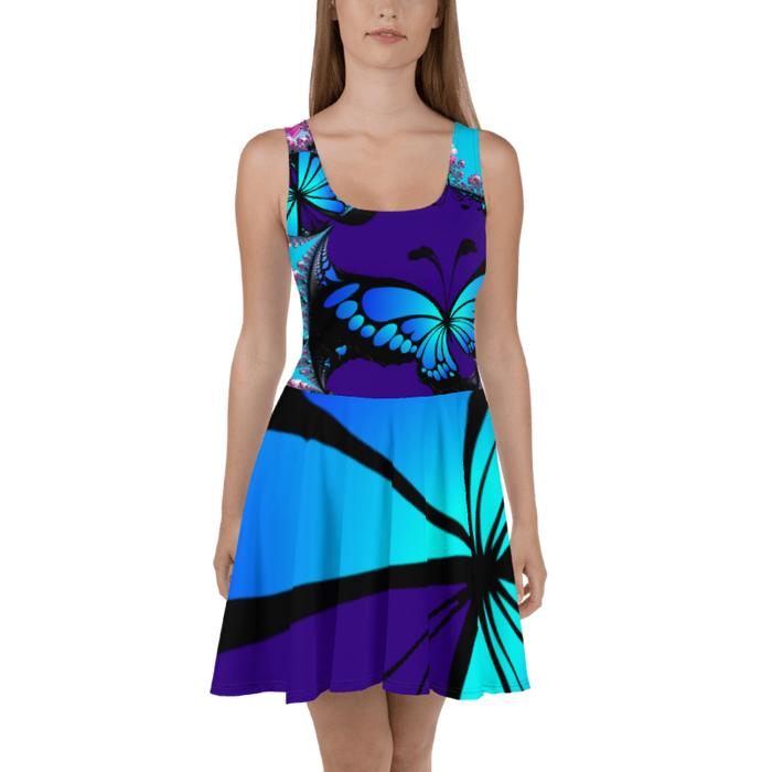 "Mystical Butterfly Bliss" Collection - Designer Skater Dress