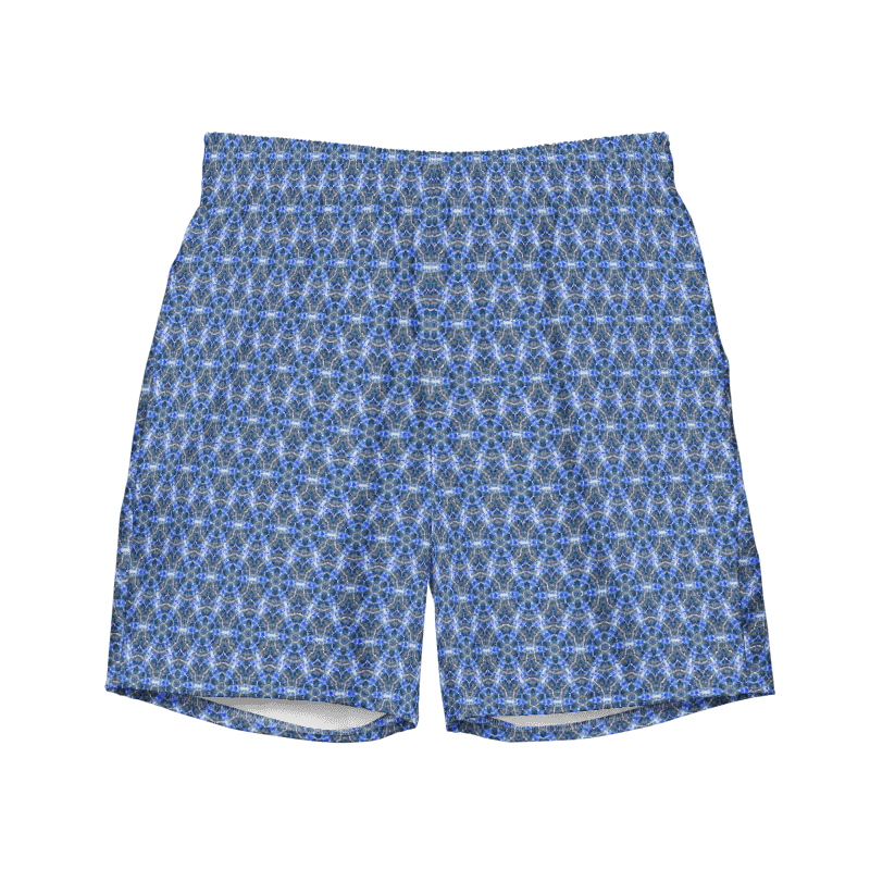 "Whirling Petals" Collection - Men's Swim Trunks