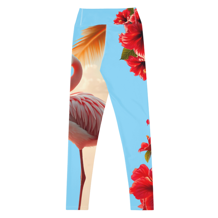 "Majestic Flamingo" Collection - Designer Yoga Leggings