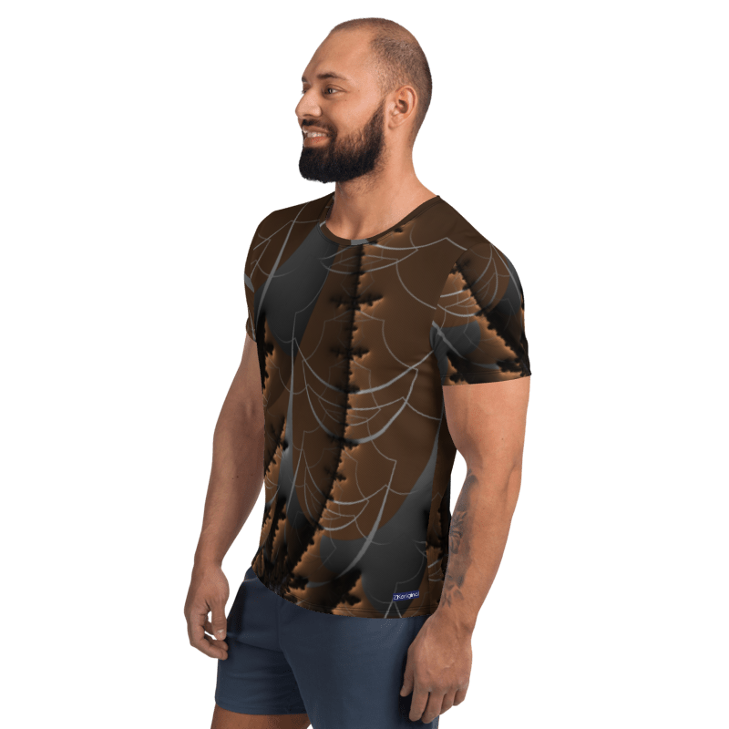 "Earthly Waves" Collection - Men's Athletic T-shirt ZKoriginal