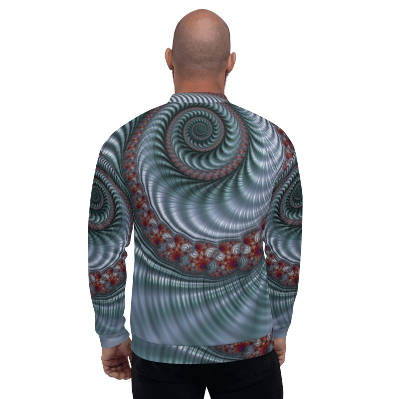 "Fractal Seashell" Collection - Unisex Bomber Jacket ZKoriginal