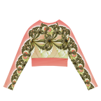 "Wild Lily" Collection - Yoga Long Sleeve Crop Top