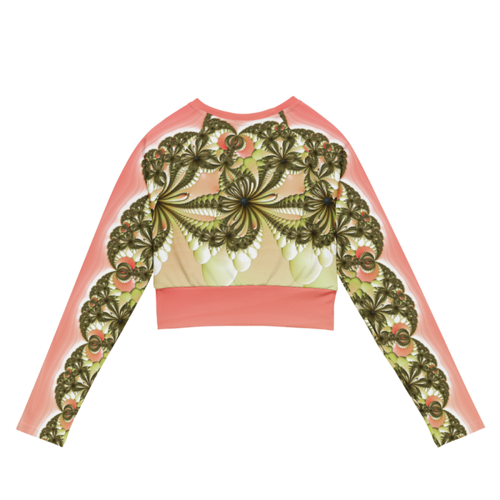 "Wild Lily" Collection - Yoga Long Sleeve Crop Top