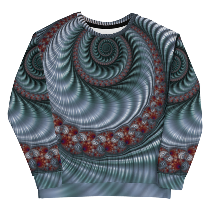 "Fractal Seashell" Collection - Designer Unisex Sweatshirt