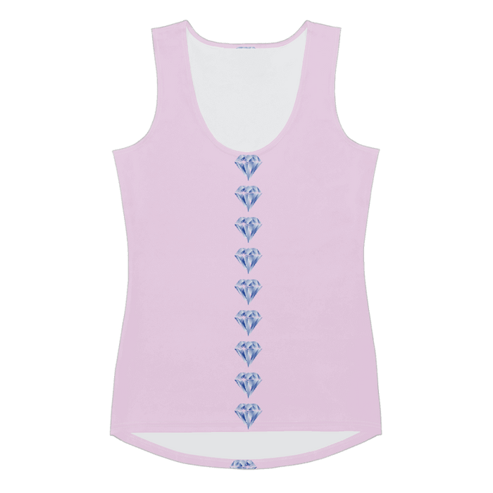 "Sparkling Love Diamond Affair" Collection -  Long Tank Top