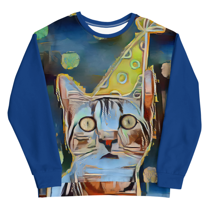 "The Canary" Collection - Cat Face Unisex Sweatshirt ZKoriginal