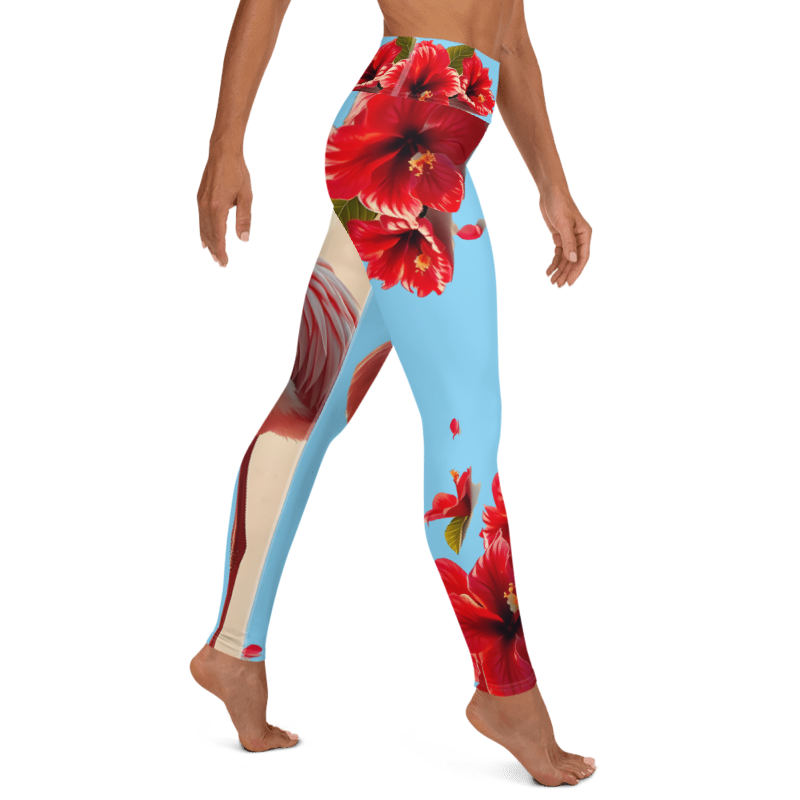 Majestic Flamingo – Designer Women's Yoga Leggings | ZKoriginal