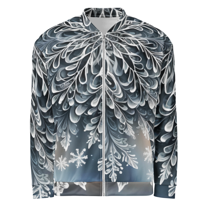 "Frosted Elegance" Collection - Unisex Bomber Jacket