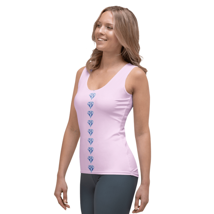 "Sparkling Love Diamond Affair" Collection -  Long Tank Top
