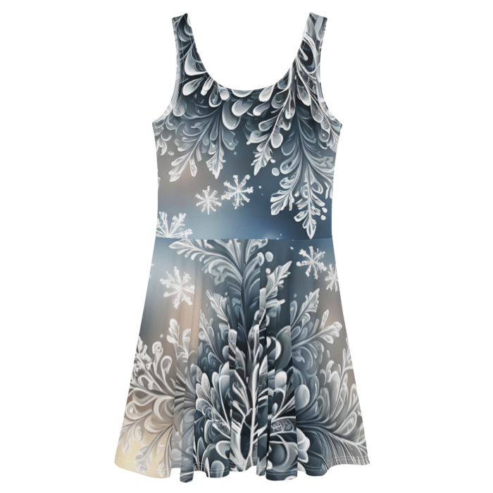 "Frosted Elegance" Collection - Skater Dress for Holidays