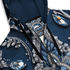 Denim & Diamonds – Designer Unisex Zip Hoodie | ZKoriginal