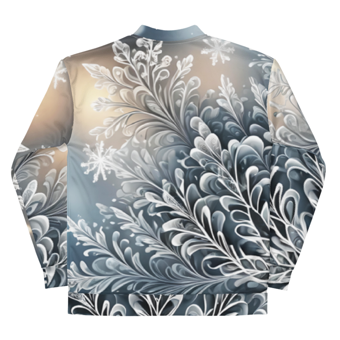 "Frosted Elegance" Collection - Unisex Bomber Jacket