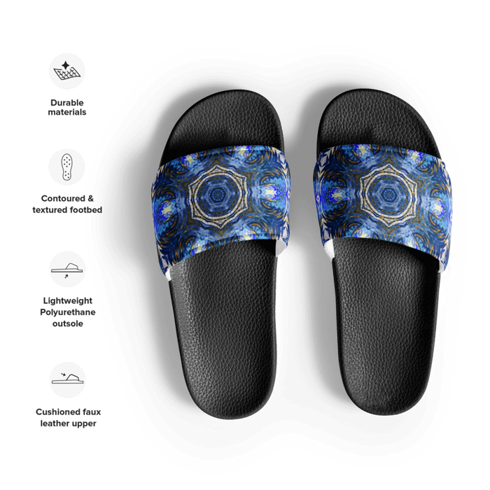 "Whirling Petals" Collection - Designer Women's Slides ZKoriginal