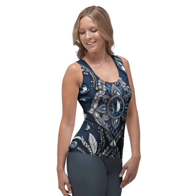 "Denim and Diamonds" Collection - Designer Tank Top