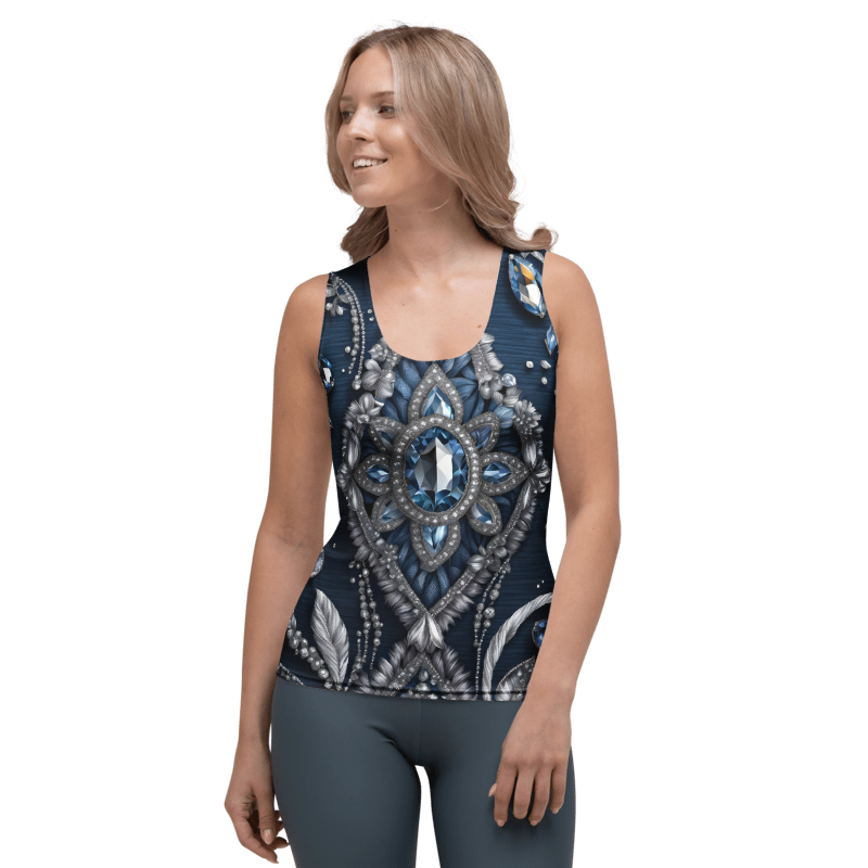 "Denim and Diamonds" Collection - Designer Tank Top