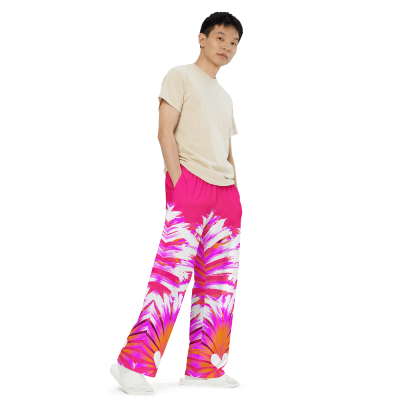 "Heartbeat Couture" Collection - Unisex Wide-Leg Pants