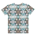 "Whirling Petals" Collection - Designer Women's T-shirt ZKoriginal