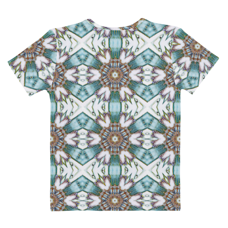 "Whirling Petals" Collection - Designer Women's T-shirt ZKoriginal