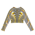 "Golden Meridian" Collection - Long Sleeve Crop Top