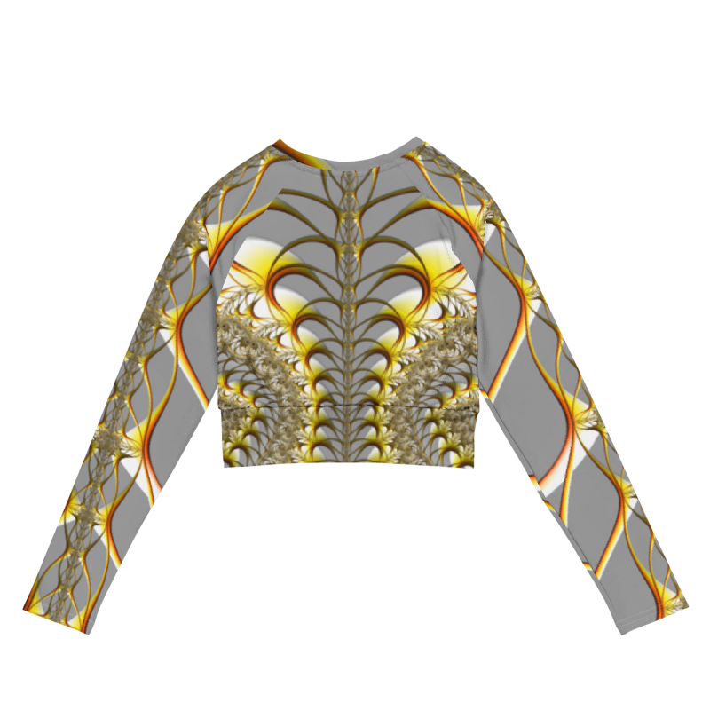 "Golden Meridian" Collection - Long Sleeve Crop Top