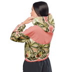 "Wild Lily" Collection - Women’s Cropped Windbreaker
