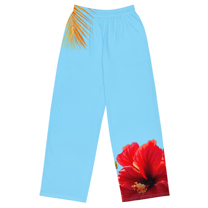 "Majestic Flamingo" Collection - Designer Unisex Wide Leg Pants