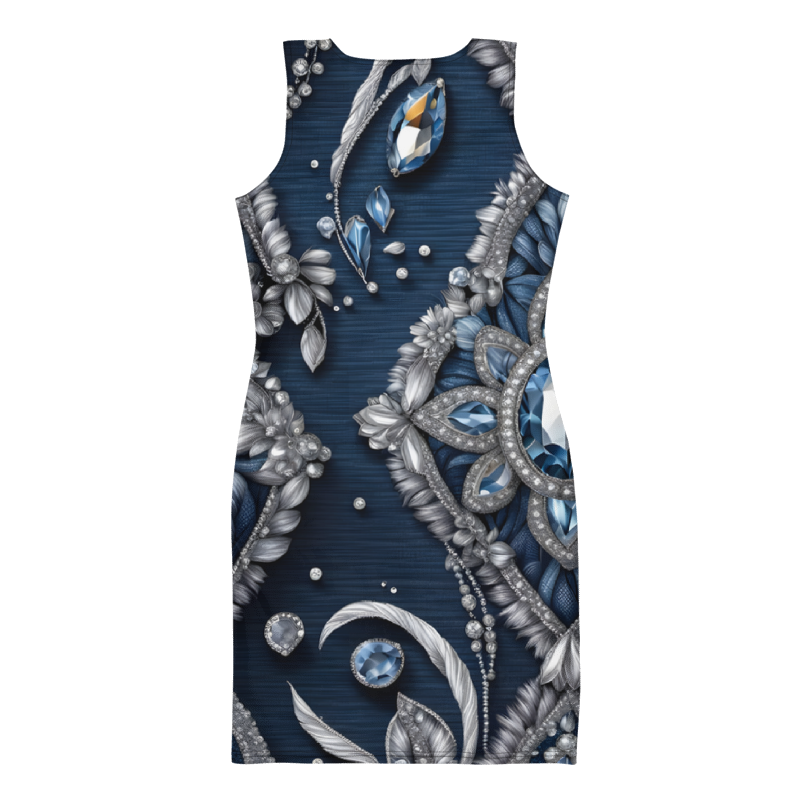 "Denim and Diamonds" Collection - Bodycon Diamopnd Dress