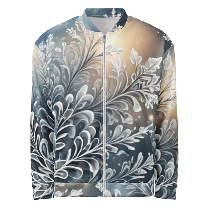 "Frosted Elegance" Collection - Unisex Bomber Jacket