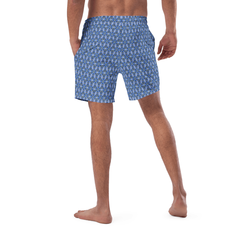 "Whirling Petals" Collection - Men's Swim Trunks