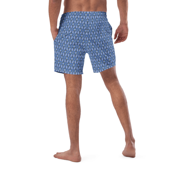 "Whirling Petals" Collection - Men's Swim Trunks