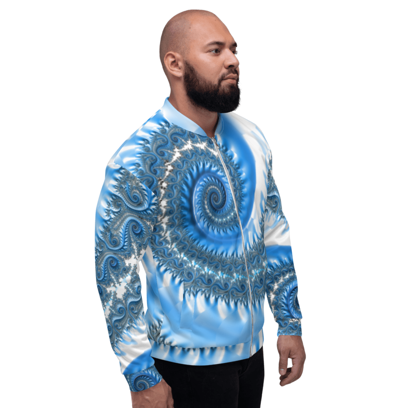 "Fractal Fern" Collection - Unisex Bomber Jacket ZKoriginal