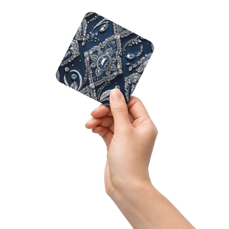 "Denim and Diamonds" Collection -  Cork Back Coaster
