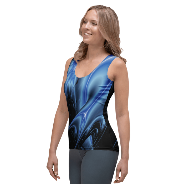 "Galactic Surge" Collection - Designer Long Tank Top