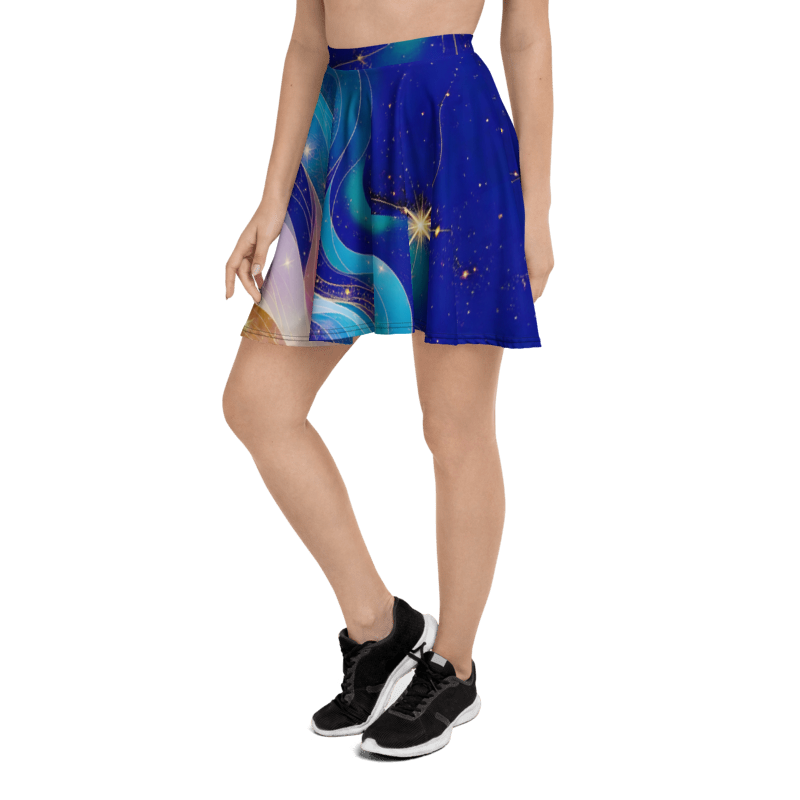 "Coral Tides" Collection - Designer Skater Skirt