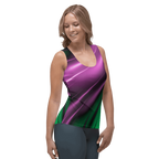 "Aurora Whispers Arctic Chic" Collection - Designer Long Tank Top ZKoriginal