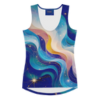 "Coral Tides" Collection - Designer Long Tank Top
