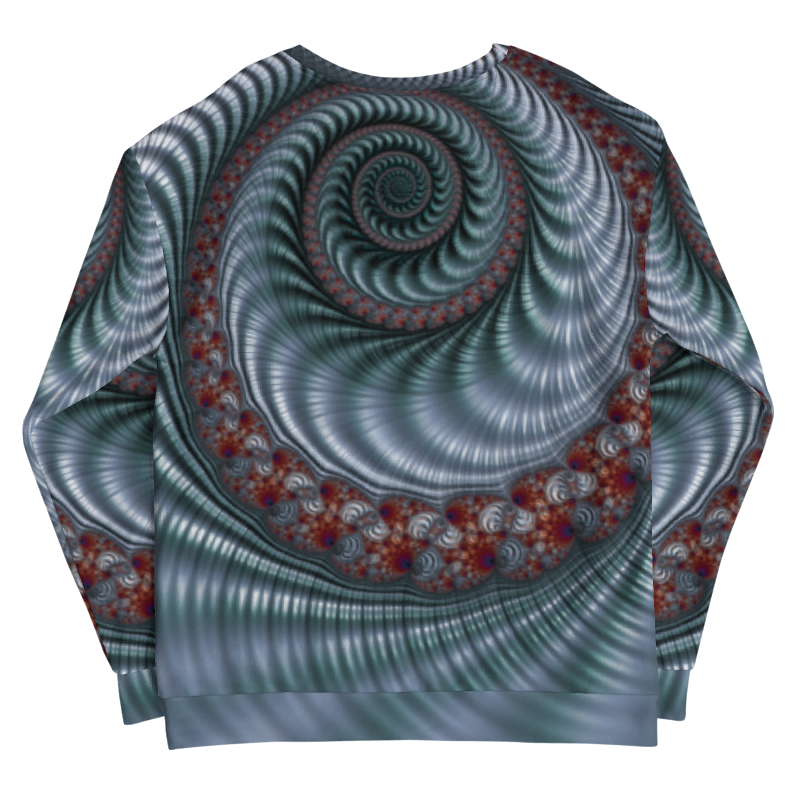 "Fractal Seashell" Collection - Designer Unisex Sweatshirt