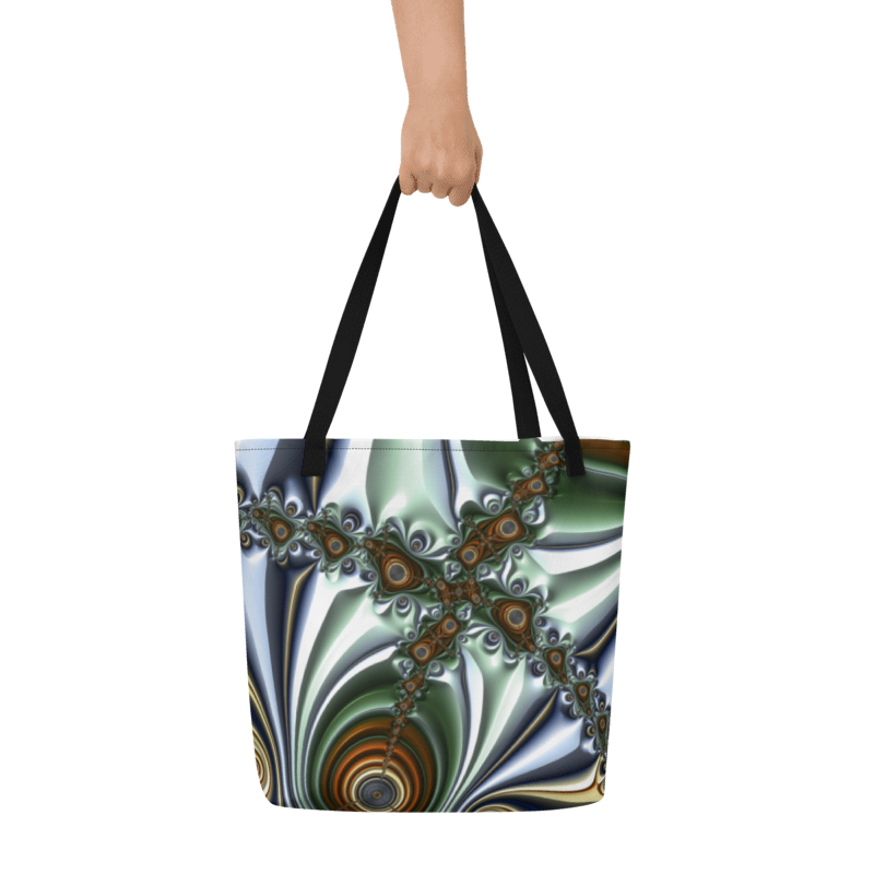 "Kinetic Impression" Collection - Large Tote Bag