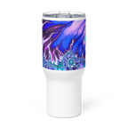 "Flames of Color" Collection - Travel mug with a handle ZKoriginal